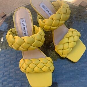 Steve Madden Yellow Heels